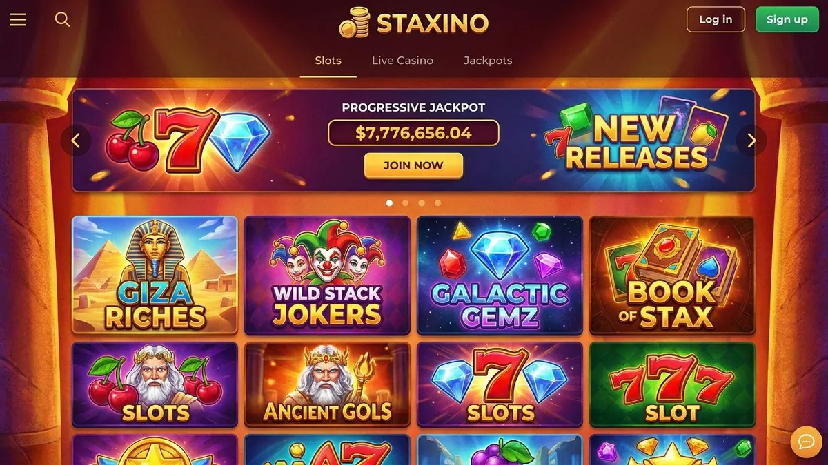 Gry kasynowe Staxino